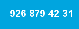 926 879 42 31 926 879 42 31